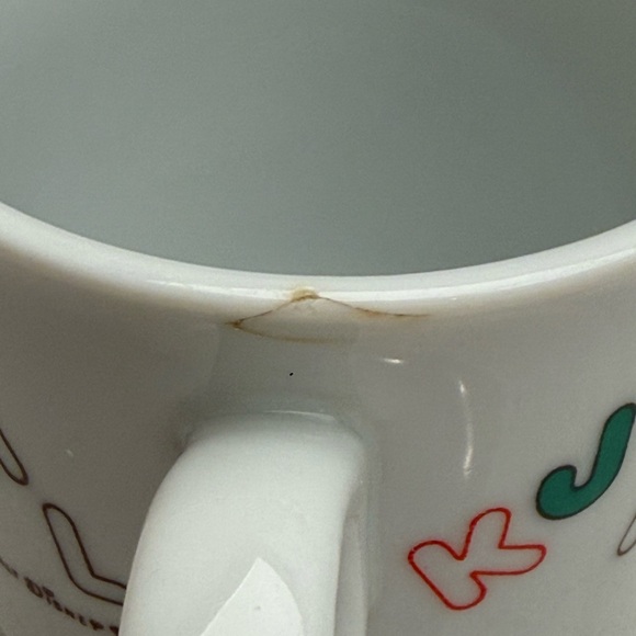 Vintage Walt Disney Productions Mickey Mouse Donald Duck Child Mug Porcelain - Picture 9 of 12